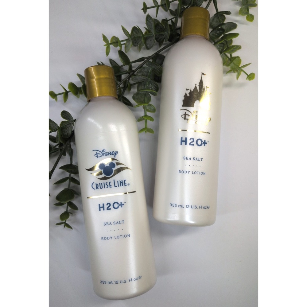 NEW FULL SIZE 12oz x 2=24oz!💙DISNEY Resorts CruiseLineH2O+ Sea Salt Body Lotion